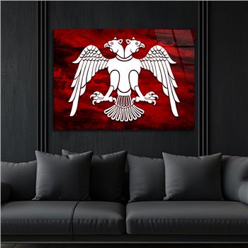 Yatay Vatan Temalı Cam Tablo 168