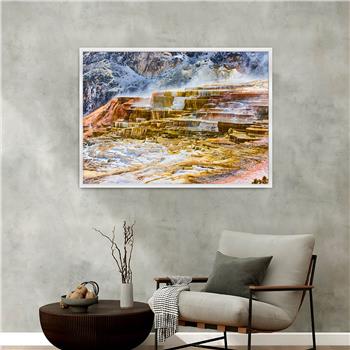 bedrucktes Glas mit Aluminiumrahmen und Natur Themen 