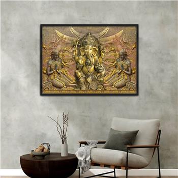 bedrucktes Glas mit Aluminiumrahmen und Kunst Themen 