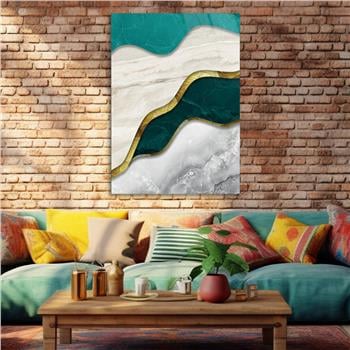 Kunst Thema auf bedrucktem Glas