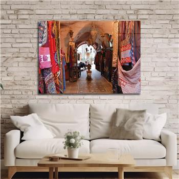 Kunst Thema auf bedrucktem Glas