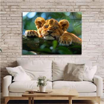 Yatay Doğa Temalı Cam Tablo 535