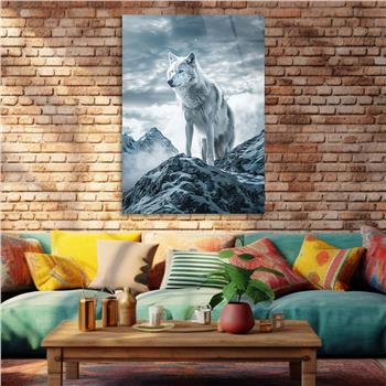 Dikey Doğa Temalı Cam Tablo 438