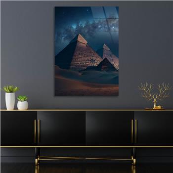 Dikey Doğa Temalı Cam Tablo 263