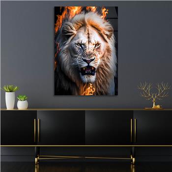 Dikey Doğa Temalı Cam Tablo 328