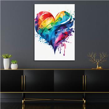 Thema Natur auf bedrucktem Glas