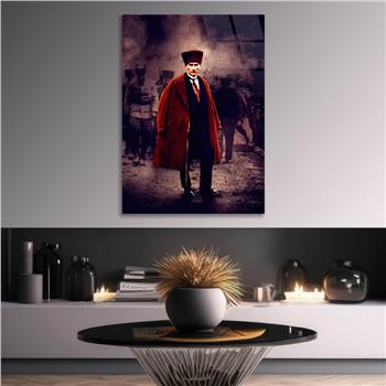 Dikey VatanTemalı Cam Tablo 193