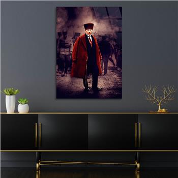 Dikey VatanTemalı Cam Tablo 193