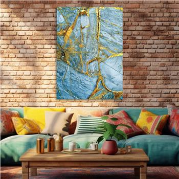 Dikey Sanat Temalı Cam Tablo 314