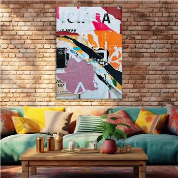 Dikey Sanat Temalı Cam Tablo 491