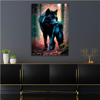 Dikey Doğa Temalı Cam Tablo 436