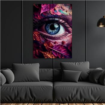 Kunst Thema auf bedrucktem Glas