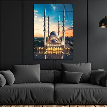 Dikey Dini Temalı Cam Tablo 265