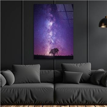 Kunst Thema auf bedrucktem Glas