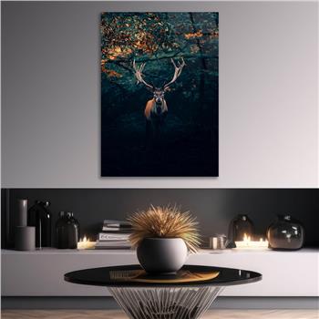 Dikey Doğa Temalı Cam Tablo 282