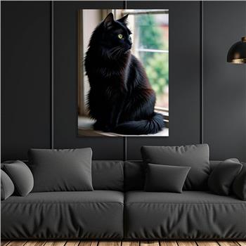 Dikey Doğa Temalı Cam Tablo 423