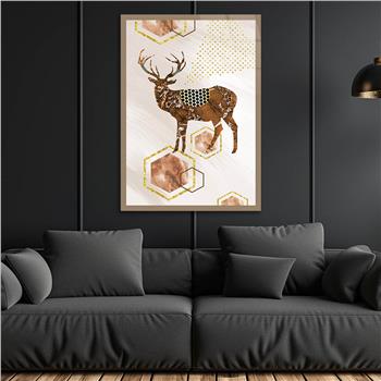 Dikey Sanat Temalı Cam Tablo 338