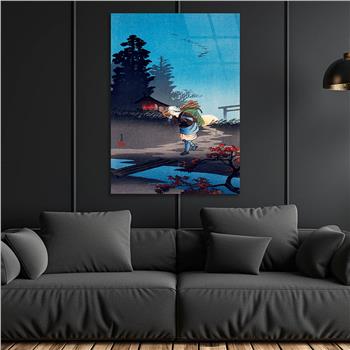 Kunst Thema auf bedrucktem Glas