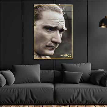 Dikey VatanTemalı Cam Tablo 266