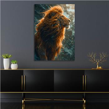 Dikey Doğa Temalı Cam Tablo 307