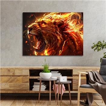 Yatay Doğa Temalı Cam Tablo 458