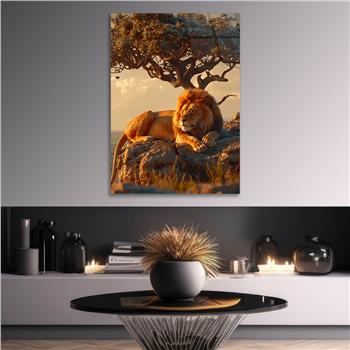 Dikey Doğa Temalı Cam Tablo 314