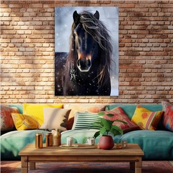 Dikey Doğa Temalı Cam Tablo 382