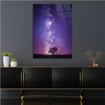 Kunst Thema auf bedrucktem Glas