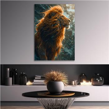 Dikey Doğa Temalı Cam Tablo 307