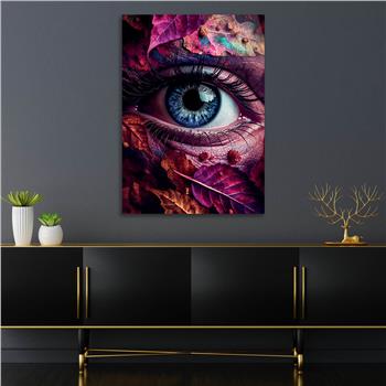 Kunst Thema auf bedrucktem Glas