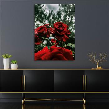 Thema Natur auf bedrucktem Glas