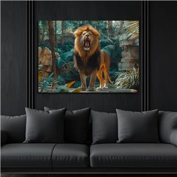 Yatay Doğa Temalı Cam Tablo 534