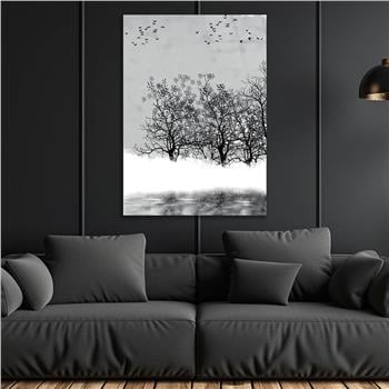 Kunst Thema auf bedrucktem Glas