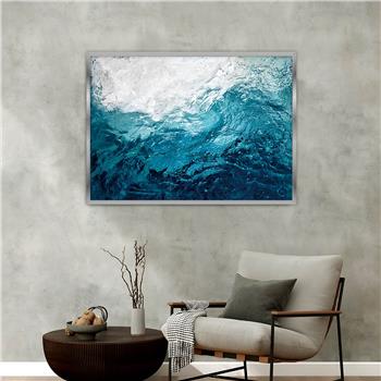 Aluminium Omlijste Natuur Thema Geharde Glasschilderij 082