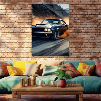 Dikey Doğa Temalı Cam Tablo 286