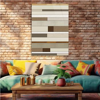 Dikey Sanat Temalı Cam Tablo 516