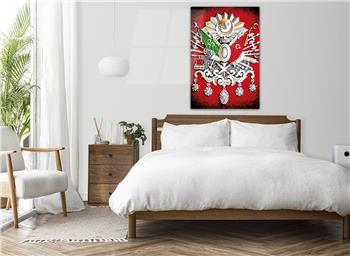 Nation Thematisch auf bedrucktes Glas