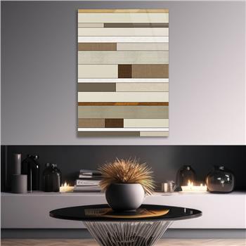 Dikey Sanat Temalı Cam Tablo 516