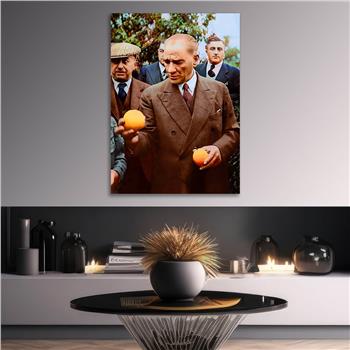 Dikey VatanTemalı Cam Tablo 142