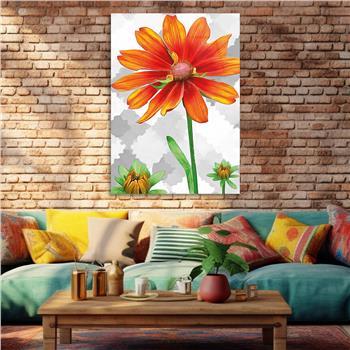 Kunst Thema auf bedrucktem Glas