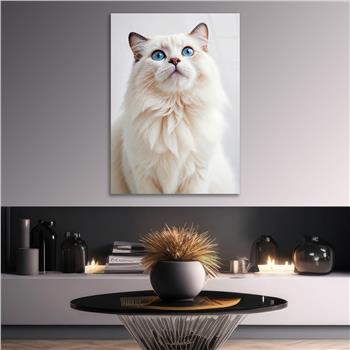 Dikey Doğa Temalı Cam Tablo 422