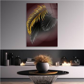 Kunst Thema auf bedrucktem Glas