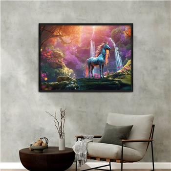 Aluminium Omlijste Kunst Thema Geharde Glasschilderij 065