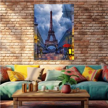 Kunst Thema auf bedrucktem Glas