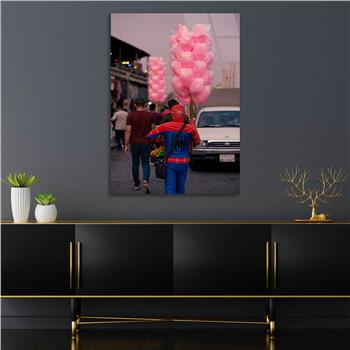 Kunst Thema auf bedrucktem Glas