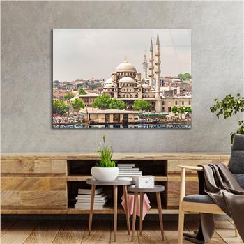 Yatay Dini Temalı Cam Tablo 205