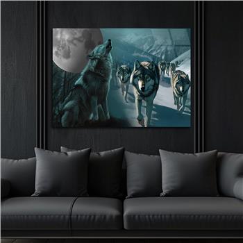 Yatay Vatan Temalı Cam Tablo 169