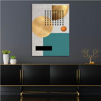 Kunst Thema auf bedrucktem Glas