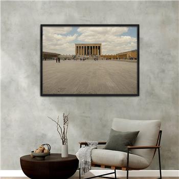 Aluminum-Framed National-Themed Tempered Glass Wall Art 089