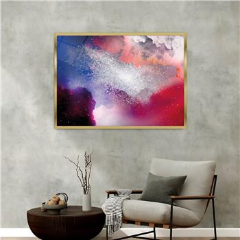 bedrucktes Glas mit Aluminiumrahmen und Kunst Themen 